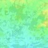 Mappa topografica Chez Cornet, altitudine, rilievo