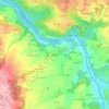 Mappa topografica Betoulles, altitudine, rilievo
