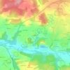 Mappa topografica Manételann, altitudine, rilievo