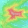 Mappa topografica Taubenberg, altitudine, rilievo