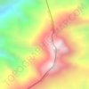 Mappa topografica Serranía del Perijá, altitudine, rilievo