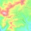 Mappa topografica San Vicente, altitudine, rilievo