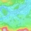 Mappa topografica Auer, altitudine, rilievo