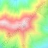 Mappa topografica Monte Soglio, altitudine, rilievo