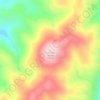 Mappa topografica Lookout Butte, altitudine, rilievo