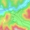 Mappa topografica Grotta di Rendeù, altitudine, rilievo