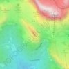Mappa topografica Sas de Stria, altitudine, rilievo