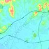 Mappa topografica 杜浔镇, altitudine, rilievo