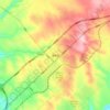 Mappa topografica 锦界镇, altitudine, rilievo