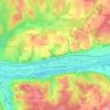 Mappa topografica Laroque, altitudine, rilievo