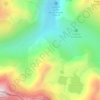 Mappa topografica Pinet, altitudine, rilievo