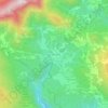 Mappa topografica Gerchia, altitudine, rilievo