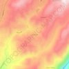 Mappa topografica Fly-In Acres, altitudine, rilievo