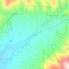 Mappa topografica Buladeen, altitudine, rilievo