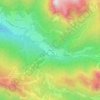 Mappa topografica Pescul, altitudine, rilievo