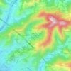 Mappa topografica Finocchiara, altitudine, rilievo