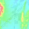 Mappa topografica Chrome, altitudine, rilievo