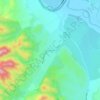 Mappa topografica Pine Canyon, altitudine, rilievo