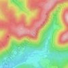 Mappa topografica Haut de la Charaille, altitudine, rilievo