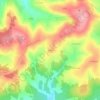 Mappa topografica Ravière, altitudine, rilievo