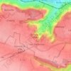 Mappa topografica Gometz-le-Châtel, altitudine, rilievo