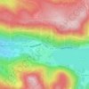 Mappa topografica Reins Derrière le Lac, altitudine, rilievo
