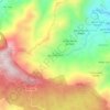 Mappa topografica Sector Morena, altitudine, rilievo
