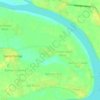 Mappa topografica San Vicente, altitudine, rilievo