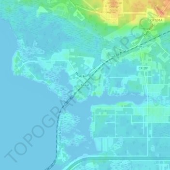 Mappa topografica Mulat, altitudine, rilievo