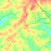 Mappa topografica Tobaccoville, altitudine, rilievo