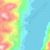 Mappa topografica Silver Bay, altitudine, rilievo