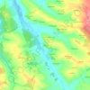 Mappa topografica Le Quiot, altitudine, rilievo