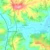 Mappa topografica Salehurst, altitudine, rilievo