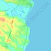 Mappa topografica Scarborough, altitudine, rilievo