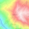 Mappa topografica Pampagrande, altitudine, rilievo