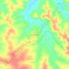 Mappa topografica Santana Nova, altitudine, rilievo