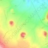Mappa topografica Freycenet, altitudine, rilievo