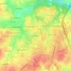 Mappa topografica Oakwood Acres, altitudine, rilievo