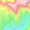 Mappa topografica Pueblo Hondo, altitudine, rilievo