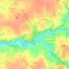 Mappa topografica Les Ajonnets, altitudine, rilievo