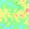 Mappa topografica Hooker, altitudine, rilievo