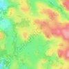 Mappa topografica Recoules, altitudine, rilievo
