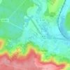Mappa topografica Gicourt, altitudine, rilievo