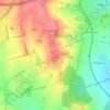 Mappa topografica Cobley Hill, altitudine, rilievo