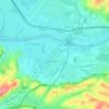 Mappa topografica Borgo delle Lame, altitudine, rilievo