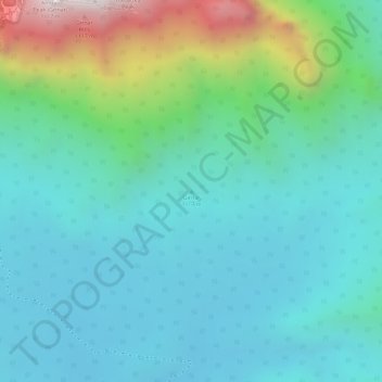 Mappa topografica Girnár, altitudine, rilievo