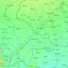 Mappa topografica West Dinājpur, altitudine, rilievo