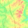 Mappa topografica Salvisa, altitudine, rilievo