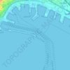 Mappa topografica Molo San Vincenzo, altitudine, rilievo
