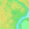 Mappa topografica Лагерная, altitudine, rilievo
